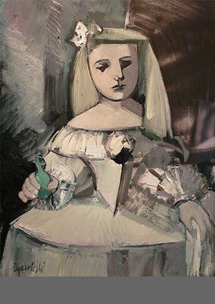 Menina con búcaro