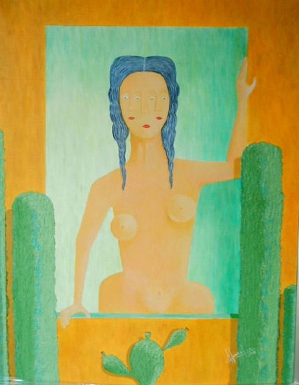 Mujer tomando el...