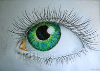 Green eye-