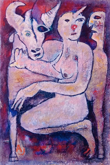 LA INNOBLE FORTUNA Oil Canvas Nude Paintings