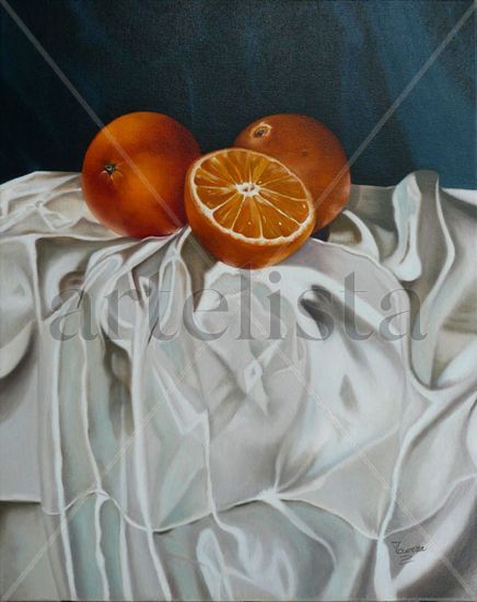 Naranjas Dulces  " Sweet Oranges" Oil Canvas Still Life Paintings