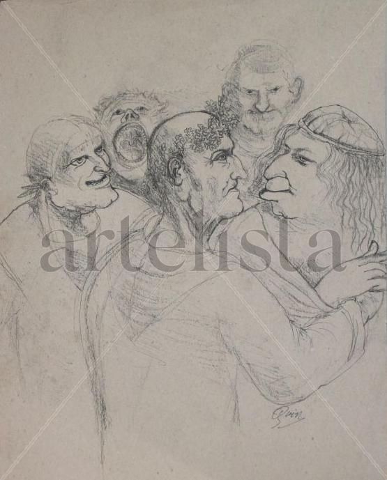 cabezas grotescas
