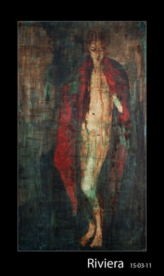 Personaje I Acrylic Panel Nude Paintings