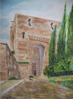 Puerta de la Justicia Watercolour Paper Landscaping