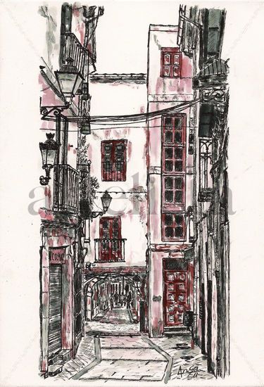 Calle Escalerilla (León) Ink