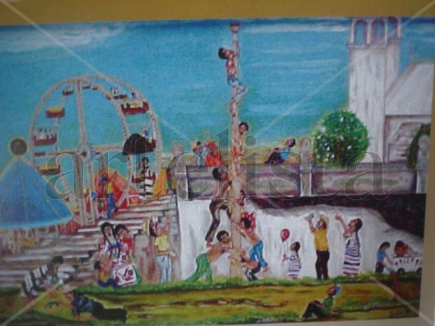 la fiesta del pueblo Oil Canvas Landscaping