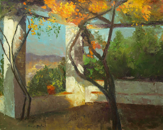 Mirador (3)- 65X54 cm. Óleo Lienzo Paisaje