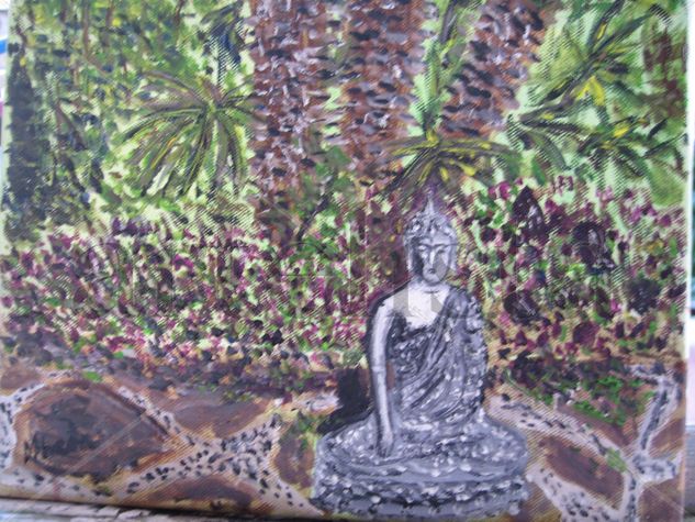 Buda medirerráneo Oil Canvas Landscaping