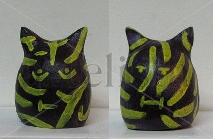 TRIBAL CAT Mixed Figurative