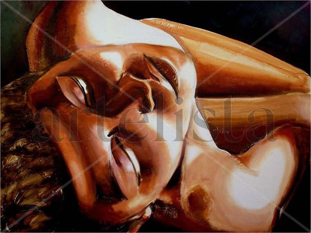 Ceguera Oil Canvas Figure Painting