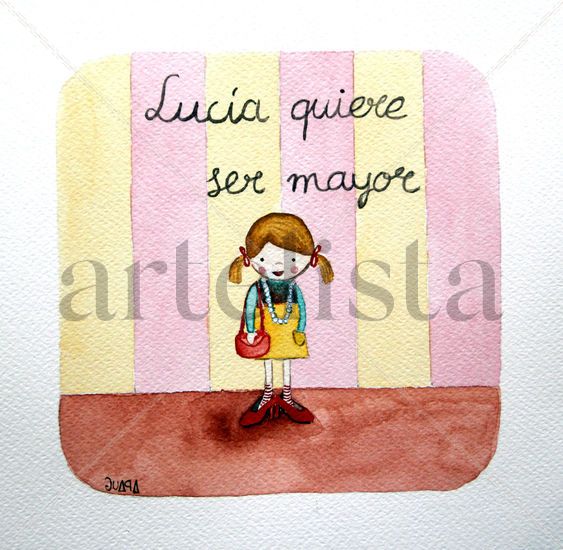 Quiere ser mayor Watercolour Paper Others