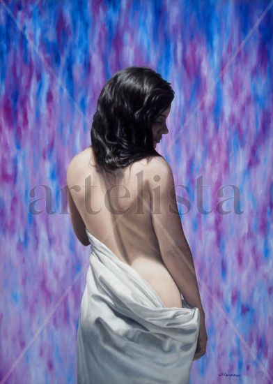 de espaldas VIII Oil Canvas Nude Paintings