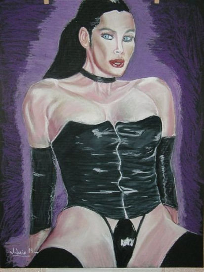 Latex Pastel Paper Nude Paintings