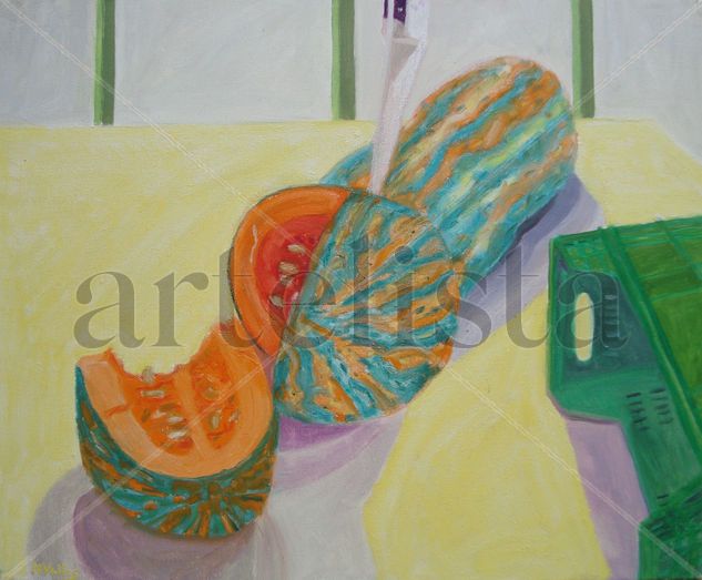 Del Mercado 2 Oil Canvas Still Life Paintings