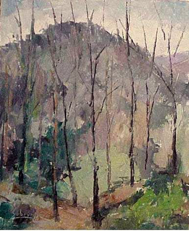 Ref. 450. Árboles en invierno. Oil Canvas Landscaping