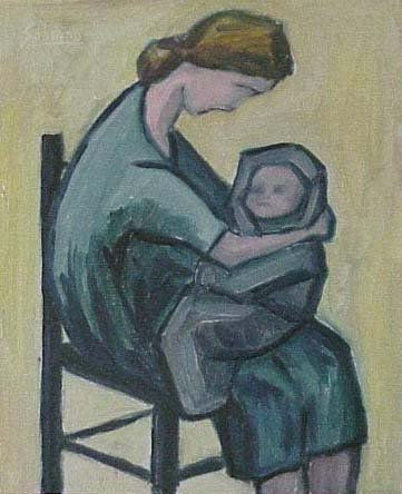 Ref. 404. Maternidad. Oil Canvas Landscaping