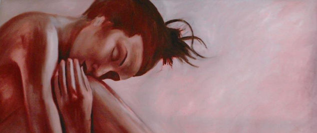 "Tristeza" Oil Canvas Nude Paintings