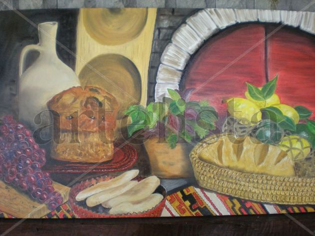 Bodegon con panes 