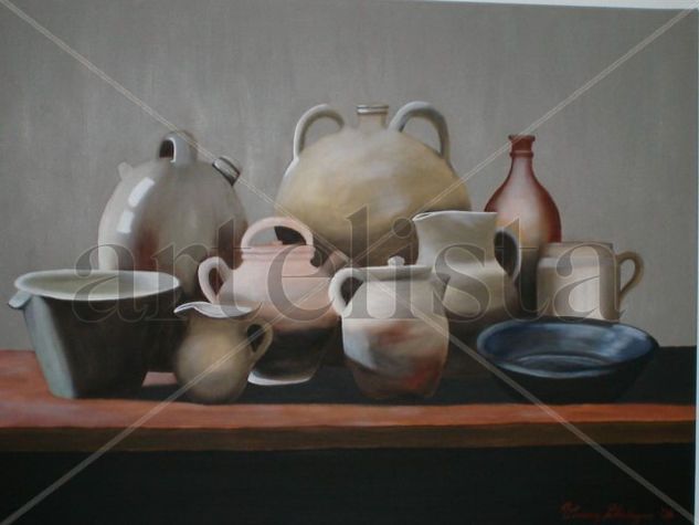 Vasijas Oil Canvas Still Life Paintings