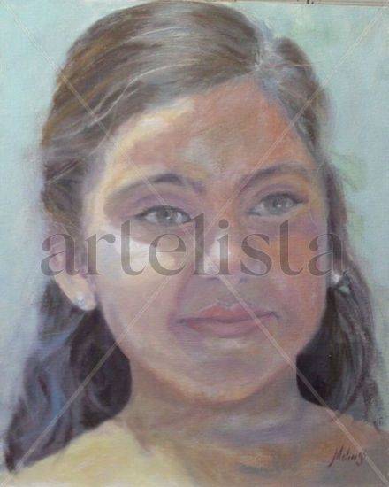 lidya Oil Canvas Portrait