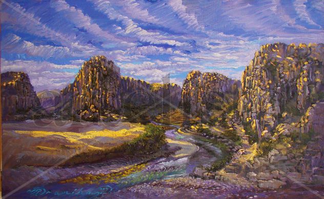 Cañon de Suikutambo Espinar Artista Efrain Aranibar Alvarez