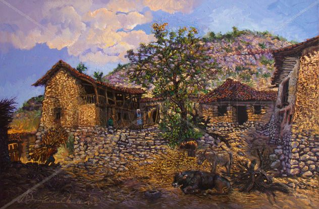 Cusibamba Alto Abuelita Agueda Artista Efrain Aranibar Alvarez
