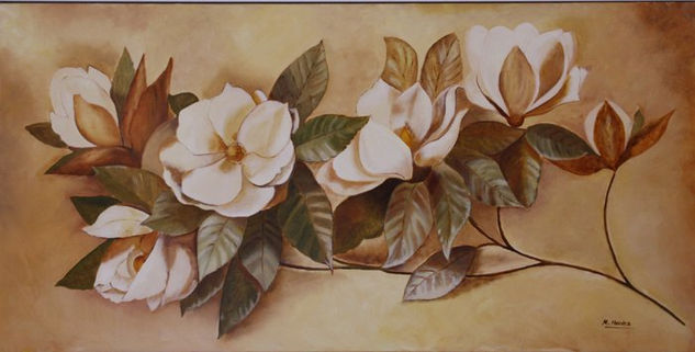 Flores Oil Canvas Floral Painting