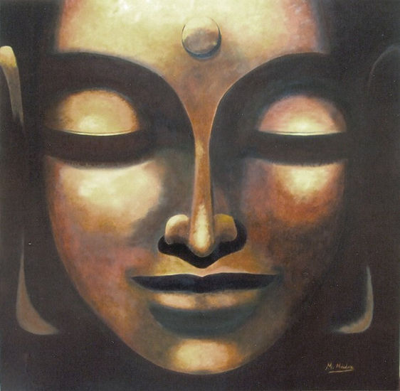 Buda Oil Canvas Figure Painting