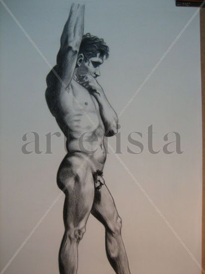 Anatomía masculina 1 Grafito