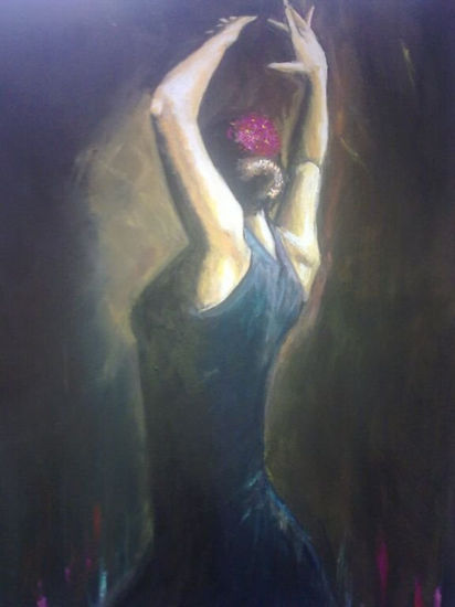 LA FLOR DE ESTAMBUL Acrylic Canvas Figure Painting