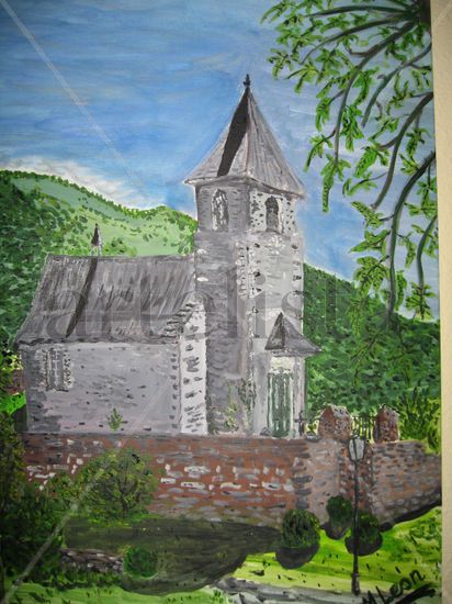 Iglesia de Saint Maurice Oil Canvas Landscaping