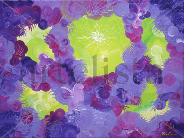 Laberinto de luz Acrylic Canvas Others