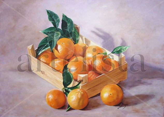 Naranjas Oil Canvas Still Life Paintings