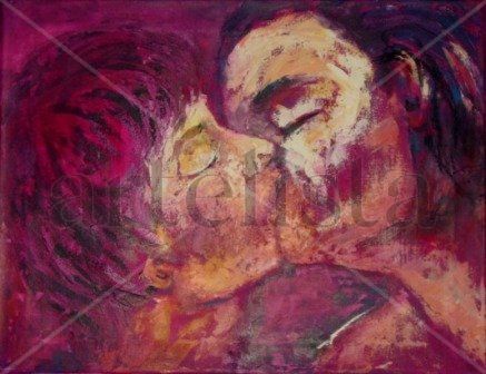 Besame, 2010 Acrílico Lienzo Figura