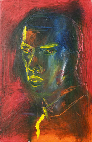 autorretrato 3 Acrylic Canvas Portrait