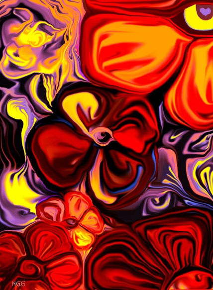 Entre flores