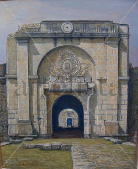 "Fuerte de la Concepción, Aldea del Obispo, Ciudad Rodrigo,Salamanca" Oil Panel Others