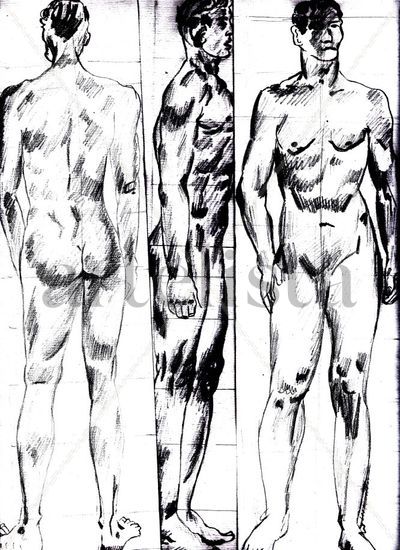 Cuerpo Desnudo Total-Hombre Charcoal