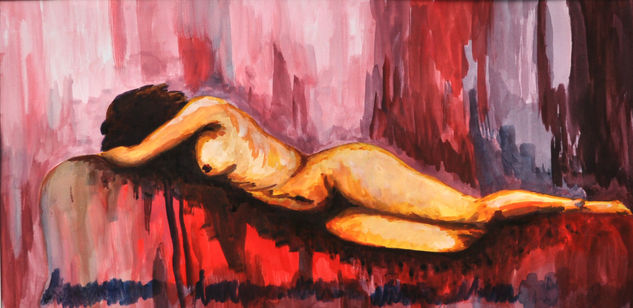 Nude red Tinta Cartulina Desnudos