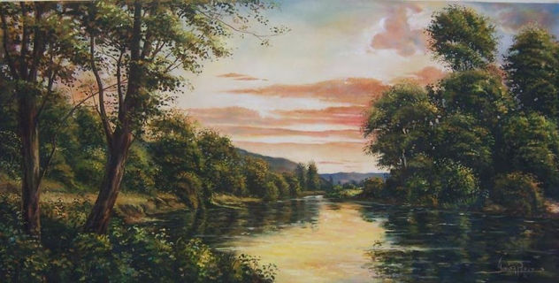 paisaje atardecer
