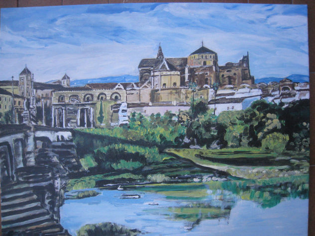 MEZQUITA DE CORDOBA Acrylic Canvas Landscaping