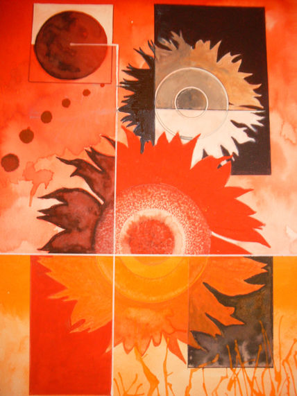 Girasol rojo