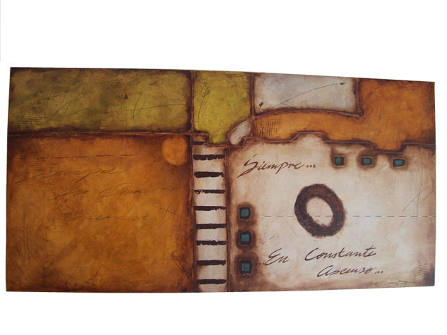 EN CONSTANTE ASCENSO Mixed media Panel Others