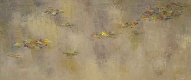 Ref. 719. Reflejo. óleo/lienzo. 70 x 30 cm.