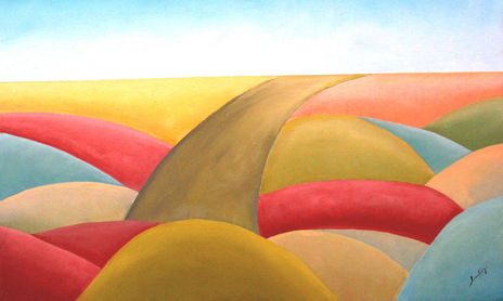 NON-REALISTIC FIGURATIVE LANDSCAPE,  PAISAJES FIGURATIVOS NO REALISTA