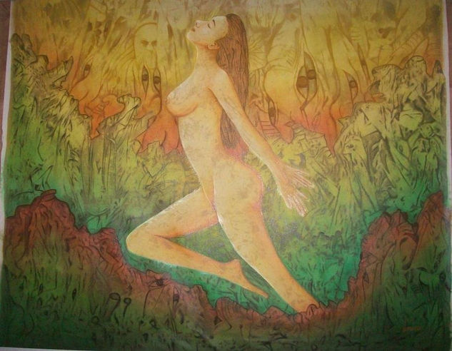 Ascension Oil Canvas Nude Paintings