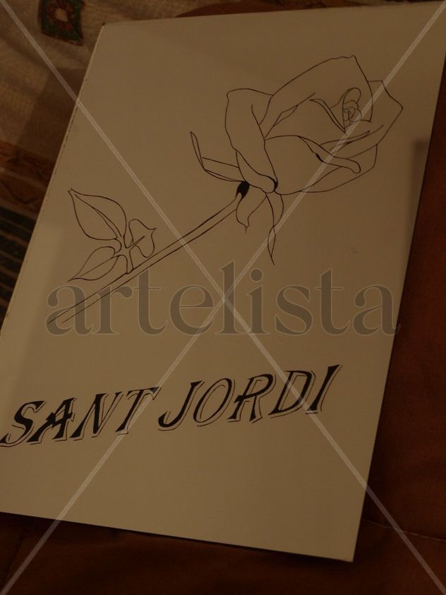 Rosa de Sant Jordi realistica