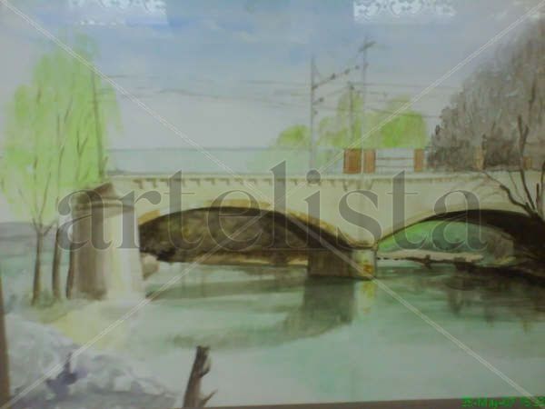 Puente Aranjuez Watercolour Paper Landscaping