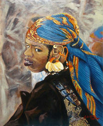 Retrato de africana