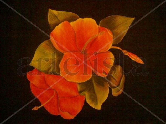 Flores naranjas